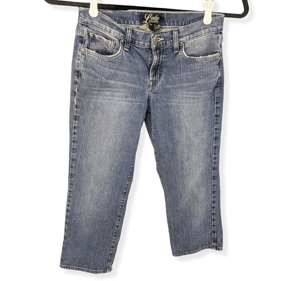 Lucky Brand Denim - Lucky Brand Classic Rider Crop Jeans Dungarees Womens Sz 6/28 (MEAS 28 X 22)